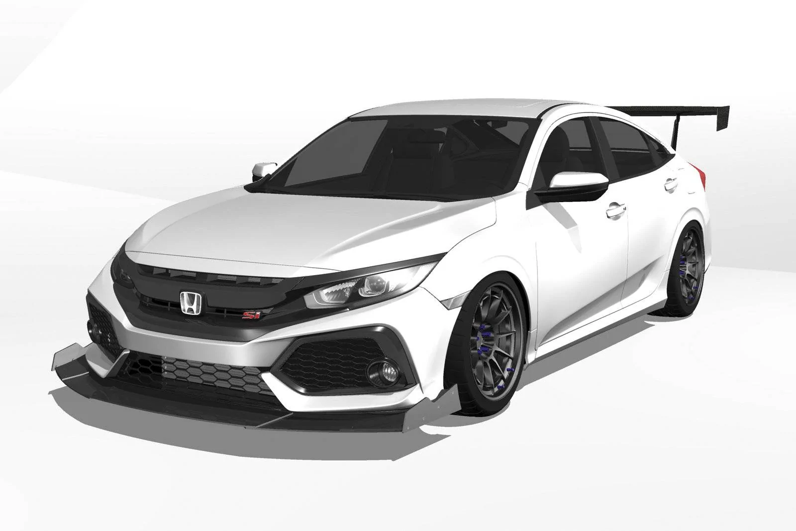 11th Gen Honda Civic 27WON/BMSPEC Aero Package SI Spec BMSPEC Concept 2