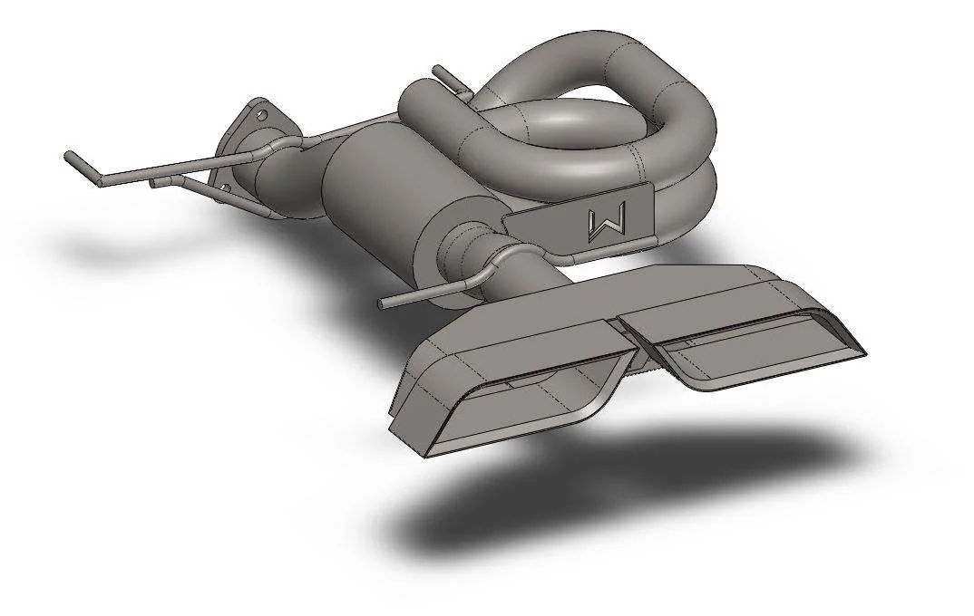 11th Gen Honda Civic 27WON SI sedan exhaust feedback honda-si-exhaust-tip-cad-v3-angl