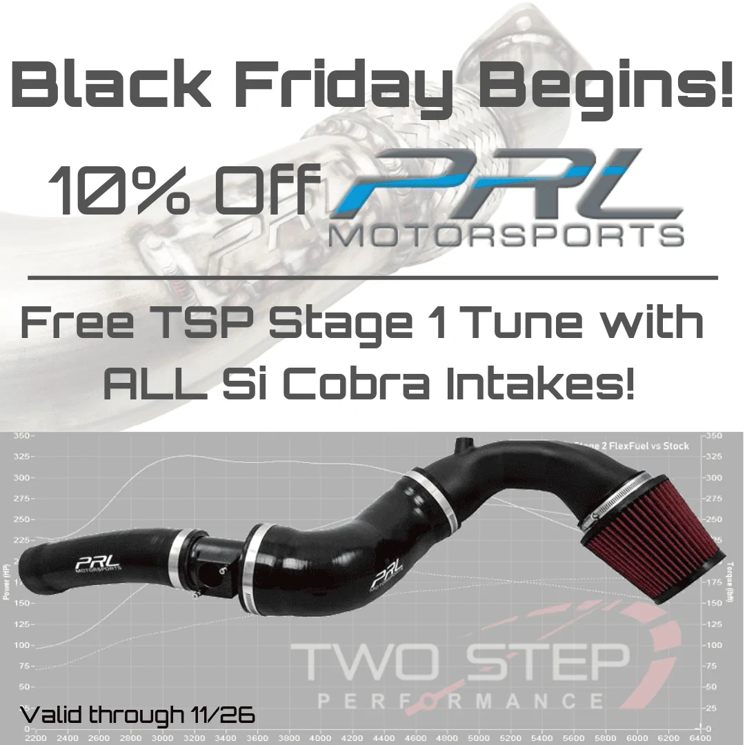 11th Gen Honda Civic Let the Black Friday Savings Begin! 10% off PRL + Free TSP Stage 1! Black Friday Begins!