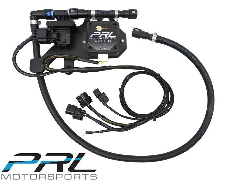 11th Gen Honda Civic PRL Motorsports 2017+ Honda Civic Type-R FK8 Plug ‘N Play Flex Fuel Kit Install Guide TypeRFlexFuelKitFullProductPictureRevisedStraightFitting