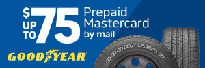 11th Gen Honda Civic Discount Tire Credit Card | 10% Rebate of your TOTAL Purchase goodyear_75_January2020_300