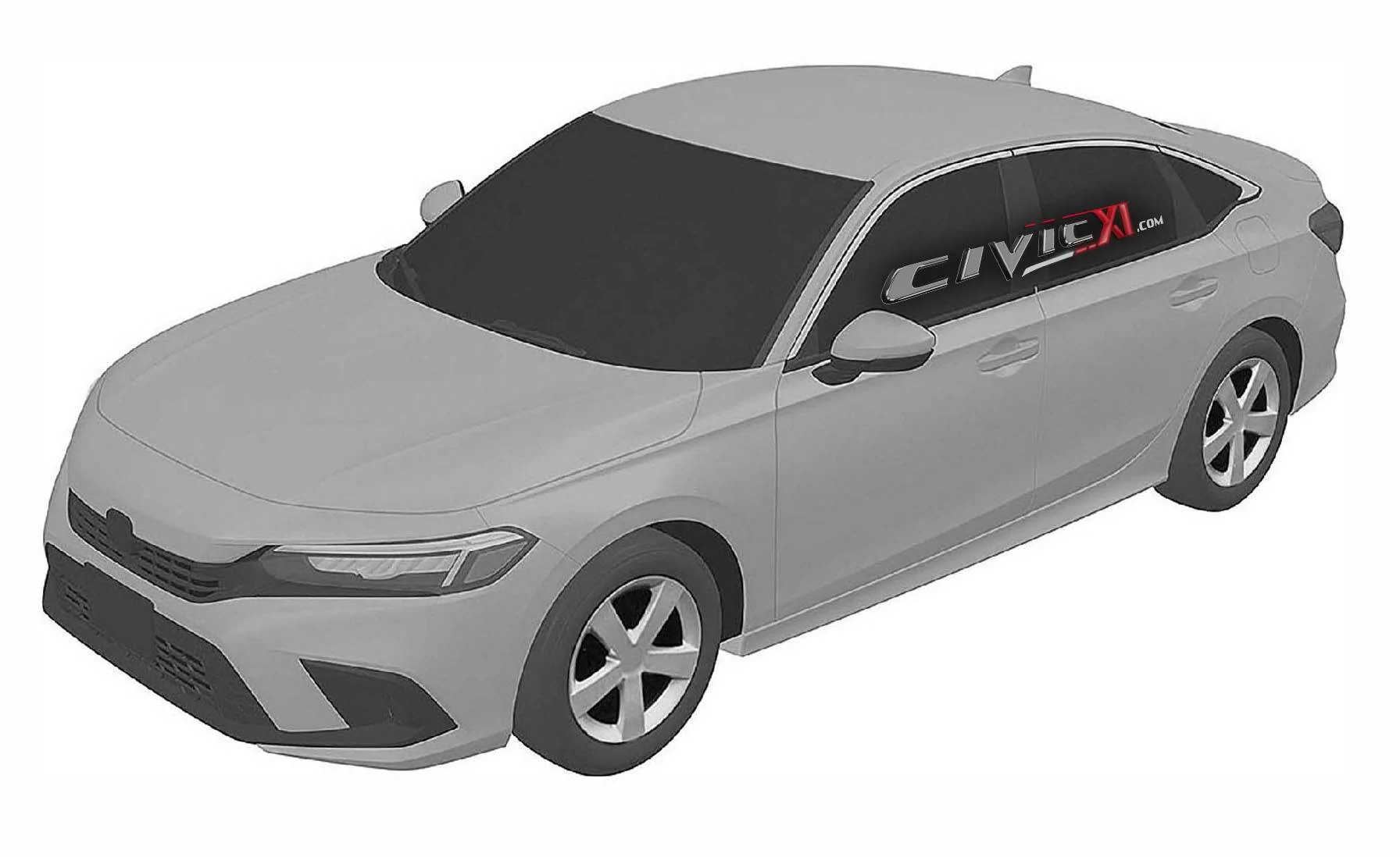 11th Gen Honda Civic Now See The 11th Gen Civic SEDAN Revealed In Patent Images 2022 11th gen Civic Sedan R3519467