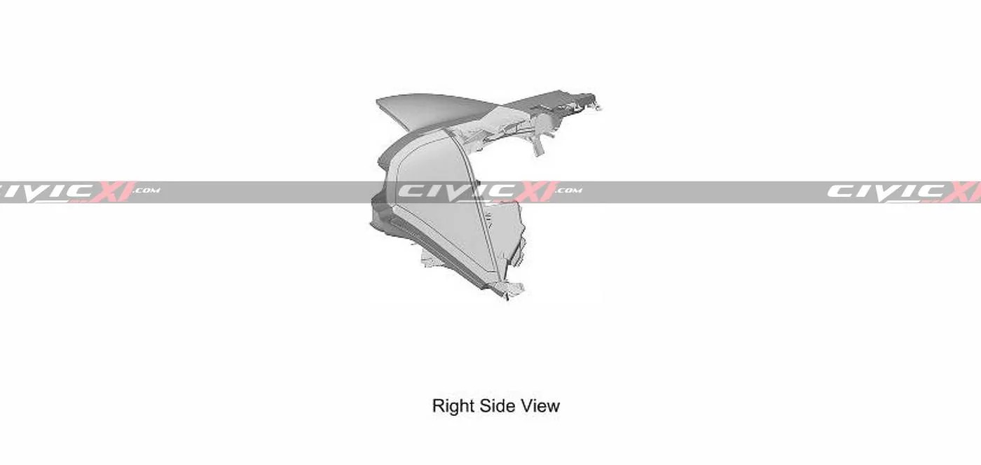 11th Gen Honda Civic 2022 Civic (11th gen) Dashboard, Steering Wheel, Bumpers, Lighting Revealed 11th-generation-Civic-Dashboard-Interior-5