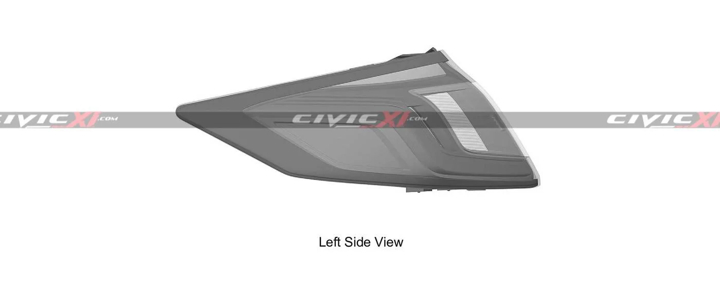11th Gen Honda Civic 2022 Civic (11th gen) Dashboard, Steering Wheel, Bumpers, Lighting Revealed 11th-generation-Civic-Rear-Taillights-Lamps-6