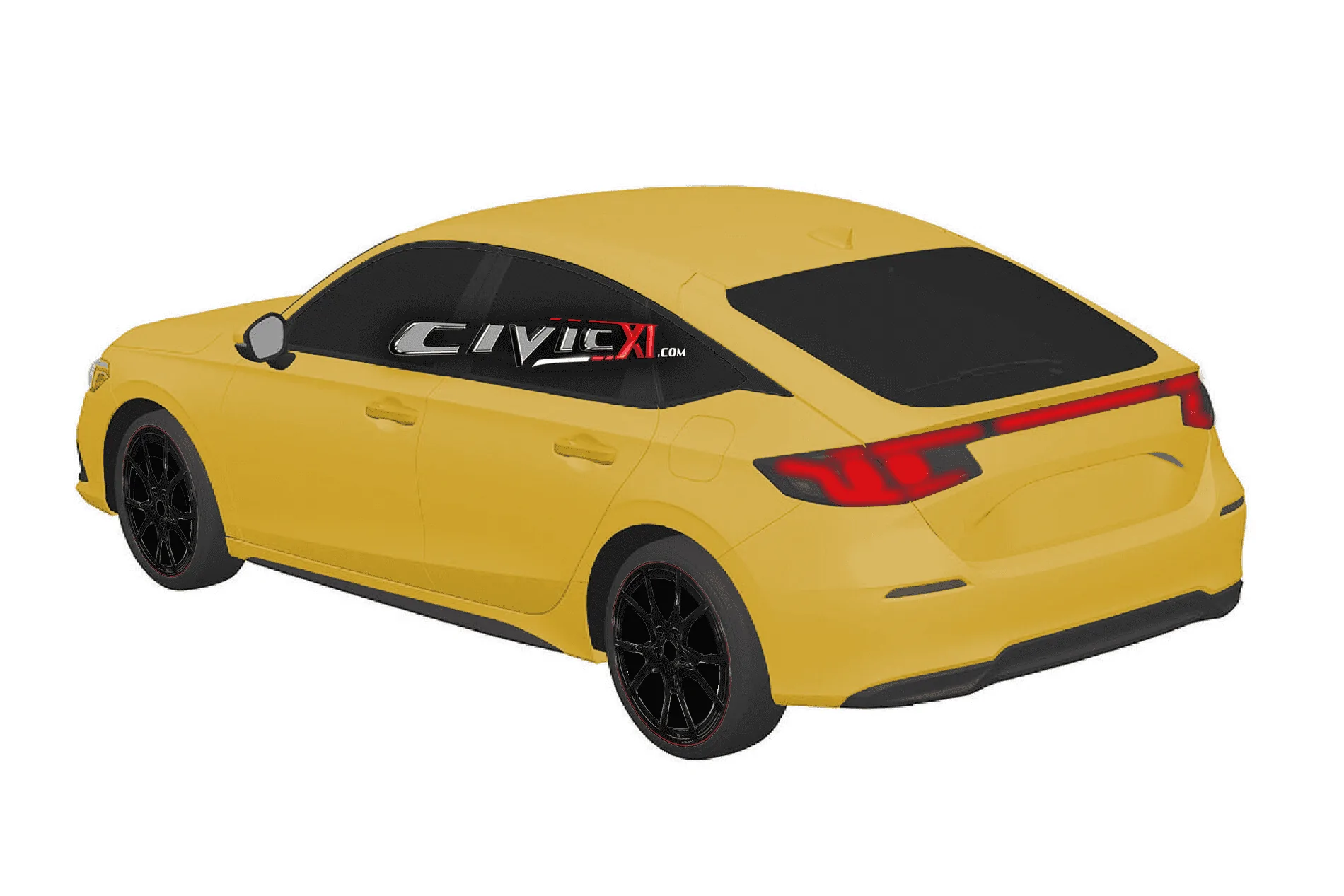 11th Gen Honda Civic Exclusive: 11th Gen 2022 Civic (Hatchback) Fully Revealed in Official Honda Patent Images civicxi