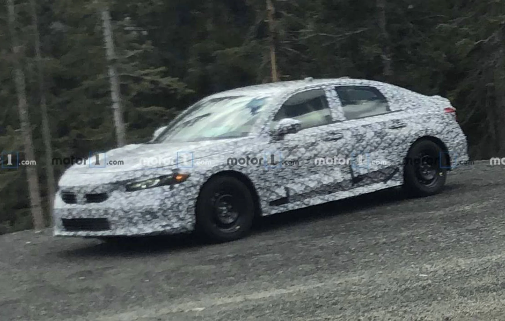 11th Gen Honda Civic 2022 Civic Sedan prototype spied 2021-2022 Civic Sedan 5