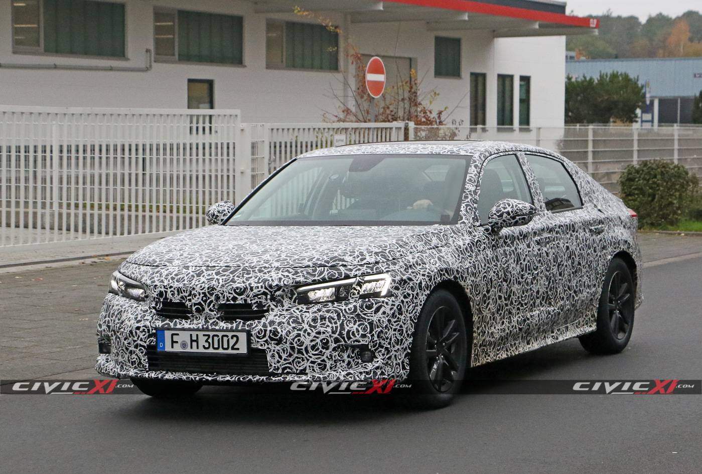 11th Gen Honda Civic Next-Generation 2022 Honda Civic Sedan Spied Testing in Germany 2022-Civic-Sedan-11th-Generation-Spied-Testing-Germany-6