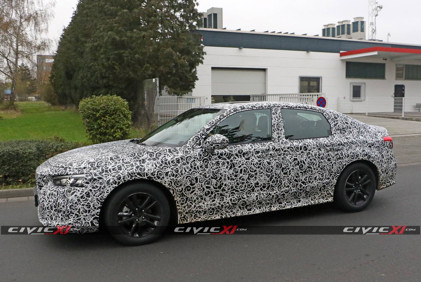 11th Gen Honda Civic Next-Generation 2022 Honda Civic Sedan Spied Testing in Germany 2022-Civic-Sedan-11th-Generation-Spied-Testing-Germany-9