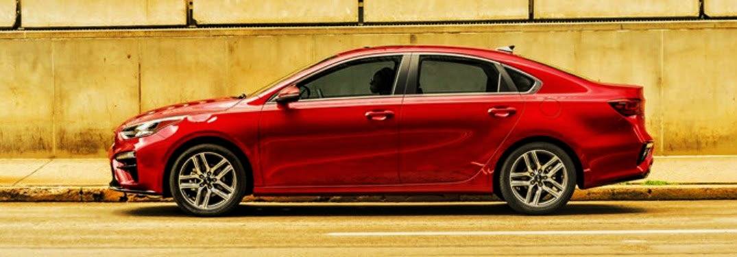 11th Gen Honda Civic World Debut: 11th Gen Honda Civic Prototype! 2019-Kia-Forte-in-red-side-profile_o-01