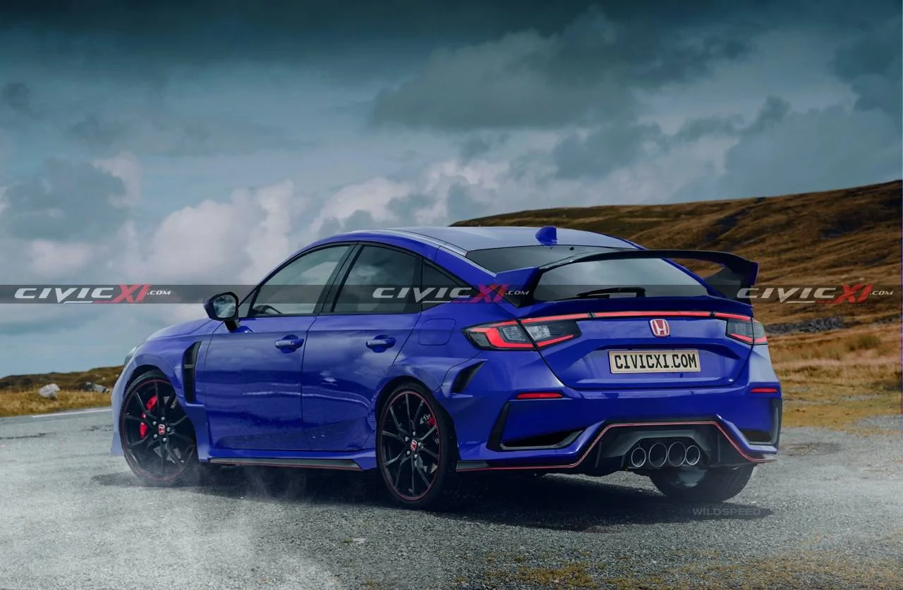 11th Gen Honda Civic 2022 Civic Type R Info & Rendering. Will Have Manual Transmission and Upgraded 2.0L Turbo Engine 11th-gen-civic-type-r-rear-blue-jpg