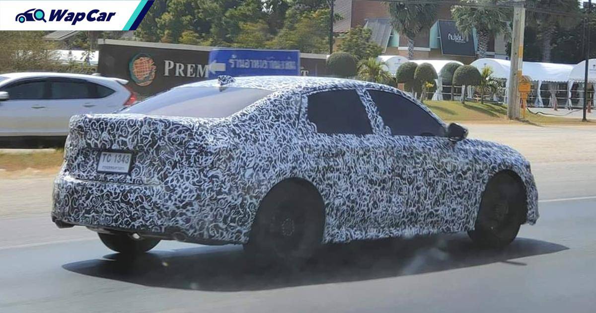 11th Gen Honda Civic Spied: 2022 Civic Sedan in Platinum White and Lunar Silver (US Spec) 70e418ae309045dba2813d91bb9c4a73_1200