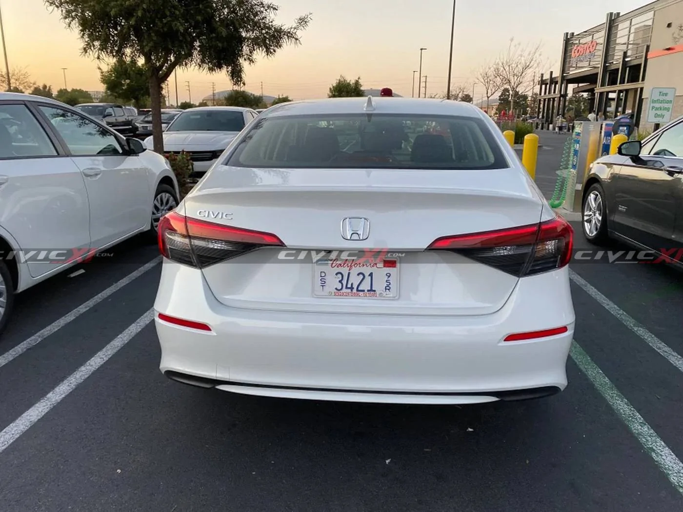 11th Gen Honda Civic 2022 Civic Sedan Spied in Costco Parking Lot 2022-civic-11th-gen-spied-torrance-costco-3