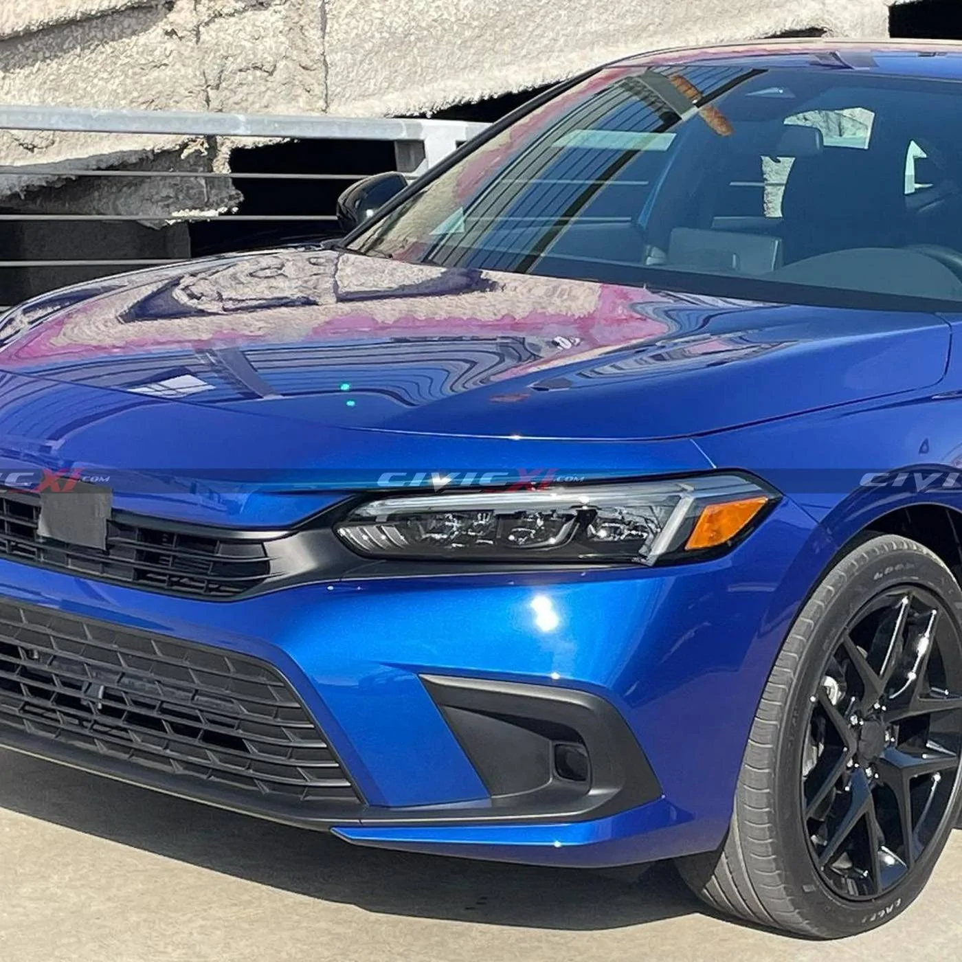 11th Gen Honda Civic Aegean Blue 2022 Civic Sedan Shooting Commercial in LA aegean-blue-2022-civic-sedan-11th-generation-commercial-shoot-7