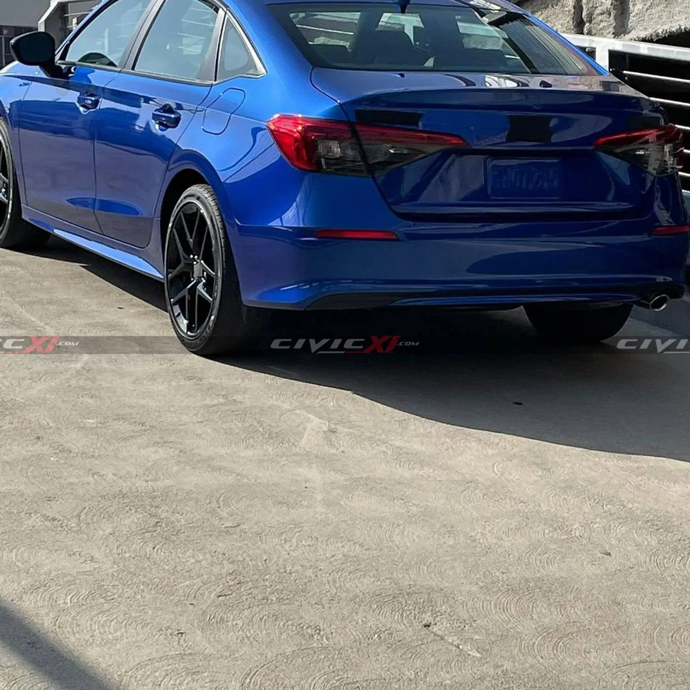11th Gen Honda Civic Aegean Blue 2022 Civic Sedan Shooting Commercial in LA aegean-blue-2022-civic-sedan-11th-generation-commercial-shoot-9