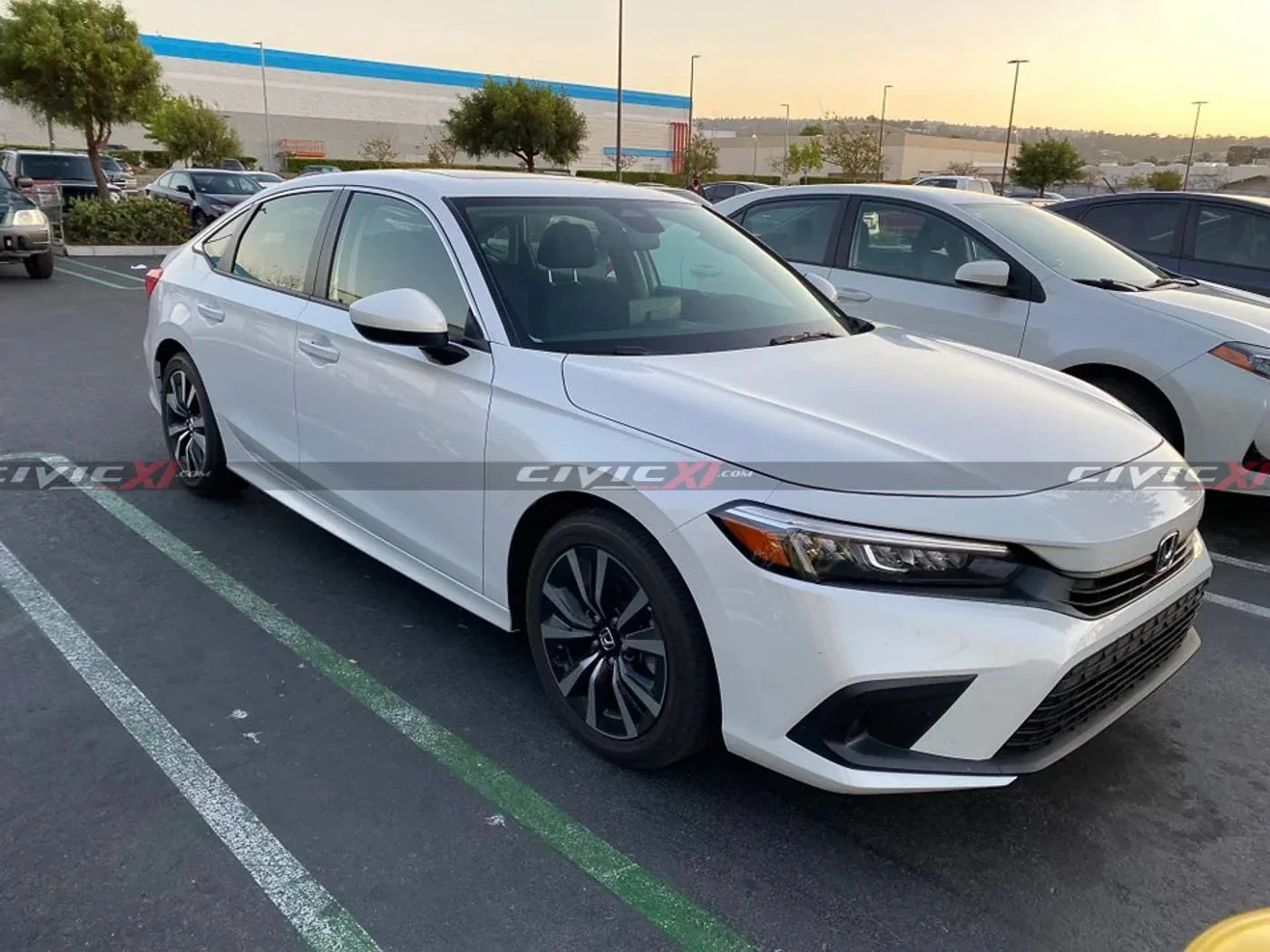 11th Gen Honda Civic Official PLATINUM WHITE 2022+ 11th Gen Civic & Si Thread 2022-civic-11th-gen-spied-torrance-costco-2-jpg