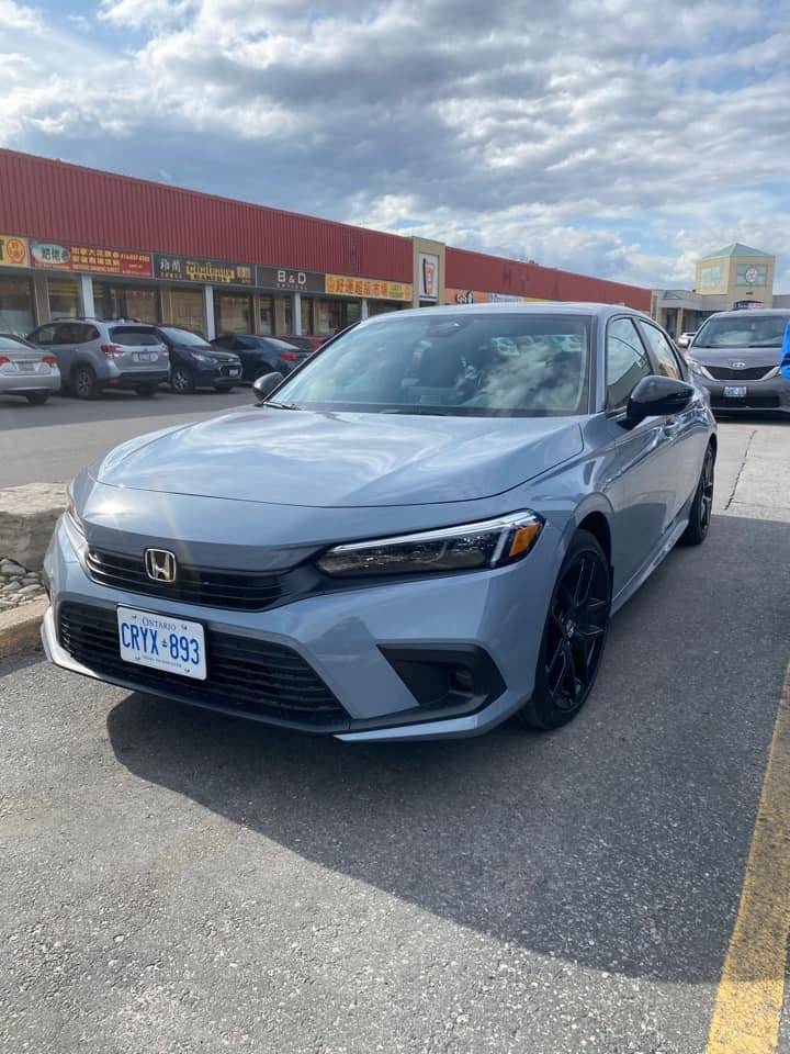 11th Gen Honda Civic Official SONIC GRAY 2022+ 11th Gen Civic & Si Thread 2022 Civic Sonic Grey Sedan 1