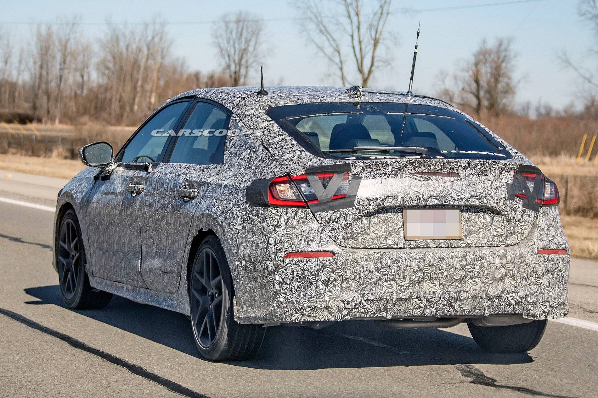 11th Gen Honda Civic 2022 Civic Hatchback Spied Again With New Wheels, Less Camo 99F50DB7-AC07-4D2D-9267-DAC08D0989D2