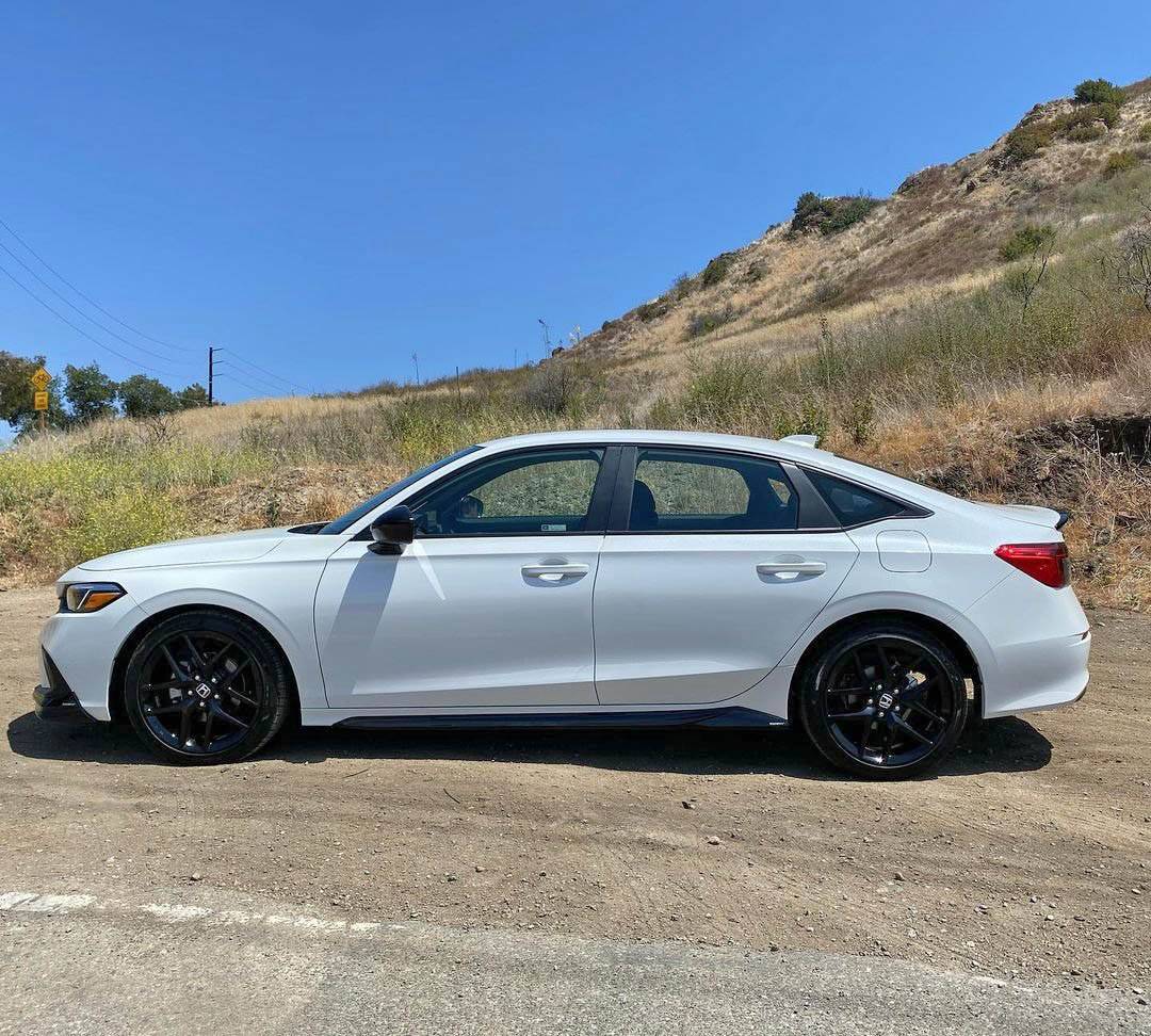 11th Gen Honda Civic Coming Soon - 2022 Civic First Drive Reviews (Preview Photos w/ HPD accessories) 2022-honda-civic-sport-white-pofile-jpg.1252