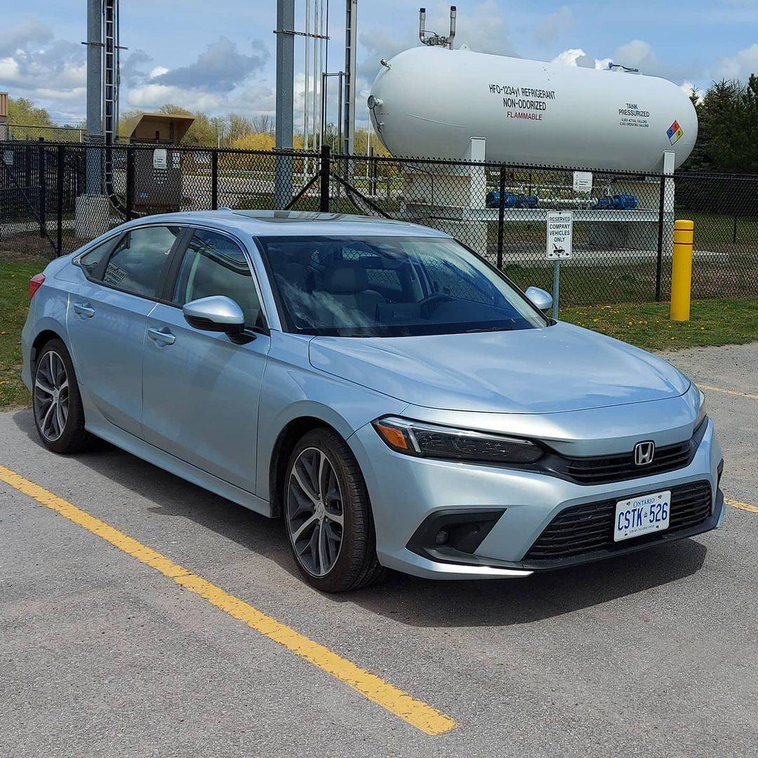 11th Gen Honda Civic Official MORNING MIST BLUE METALLIC 2022+ 11th Gen Civic & Si Thread Morning Mist Blue 2022 Civic Touring Sedan 3