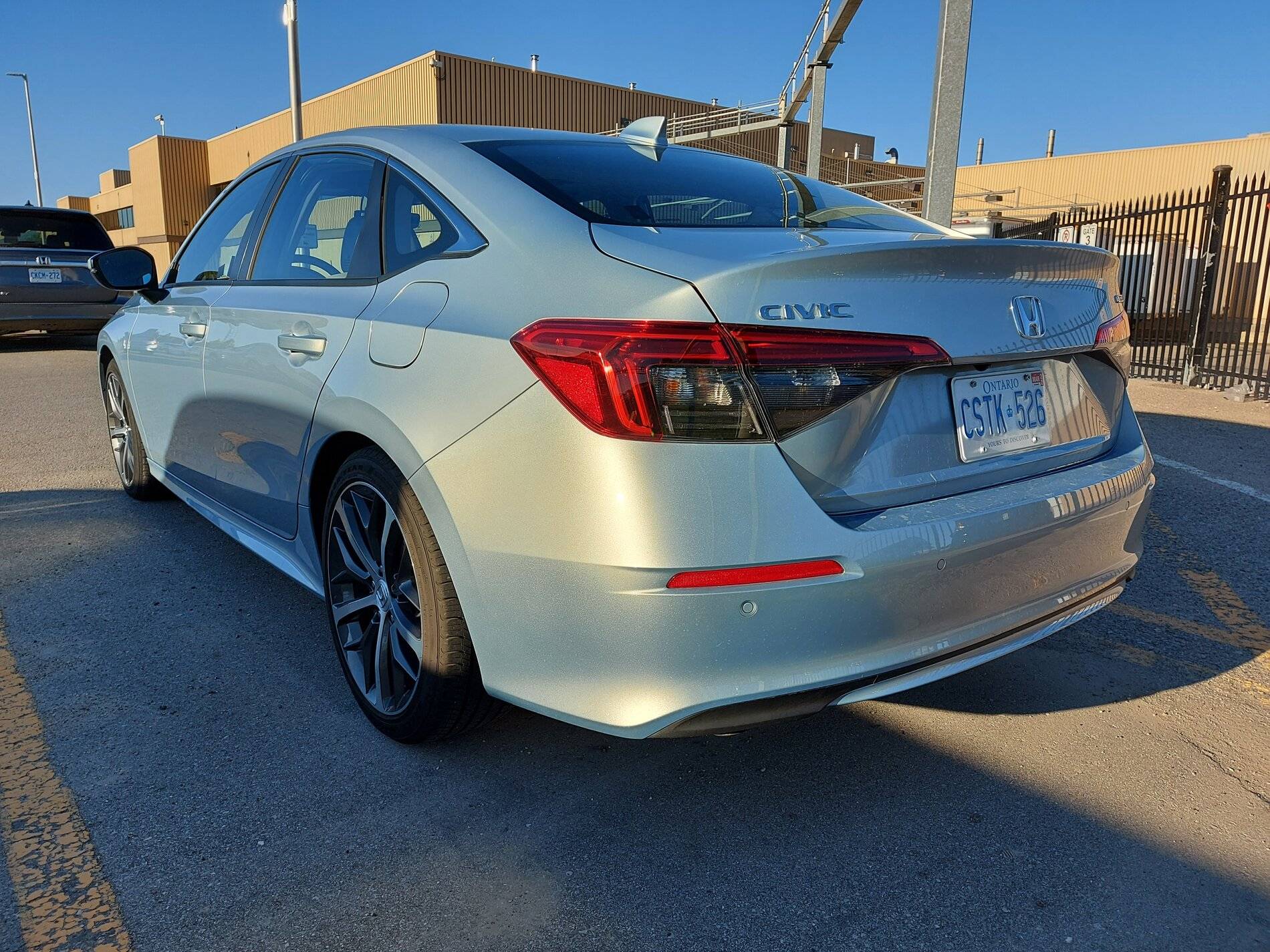 11th Gen Honda Civic Official MORNING MIST BLUE METALLIC 2022+ 11th Gen Civic & Si Thread 2022 Civic touring sedan Morning Mist 5