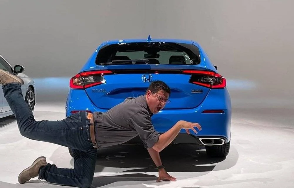 11th Gen Honda Civic 2022 Civic HATCHBACK Rear First Revealed Look! 2022 Honda Civic Hatchback Rear Revealed