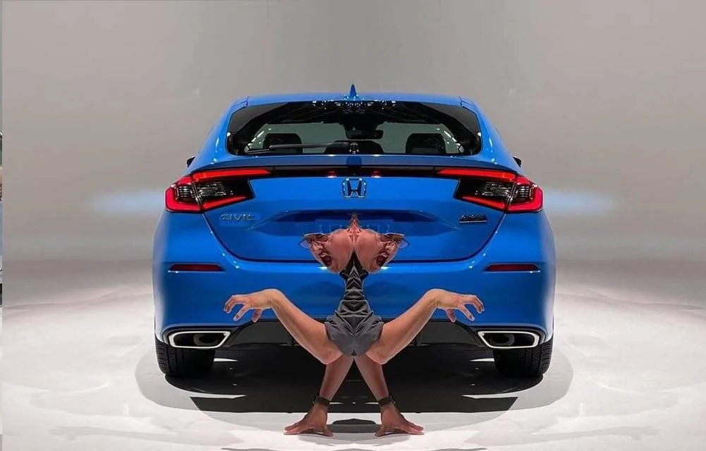 11th Gen Honda Civic 2022 Civic HATCHBACK Rear First Revealed Look! 1623886042452
