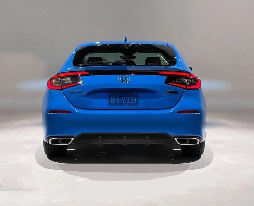11th Gen Honda Civic 2022 Civic HATCHBACK Rear First Revealed Look! Civic_Hatch_02