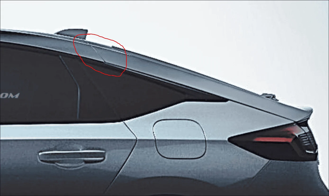 11th Gen Honda Civic 2022 Civic HATCHBACK Rear First Revealed Look! 1623974187763