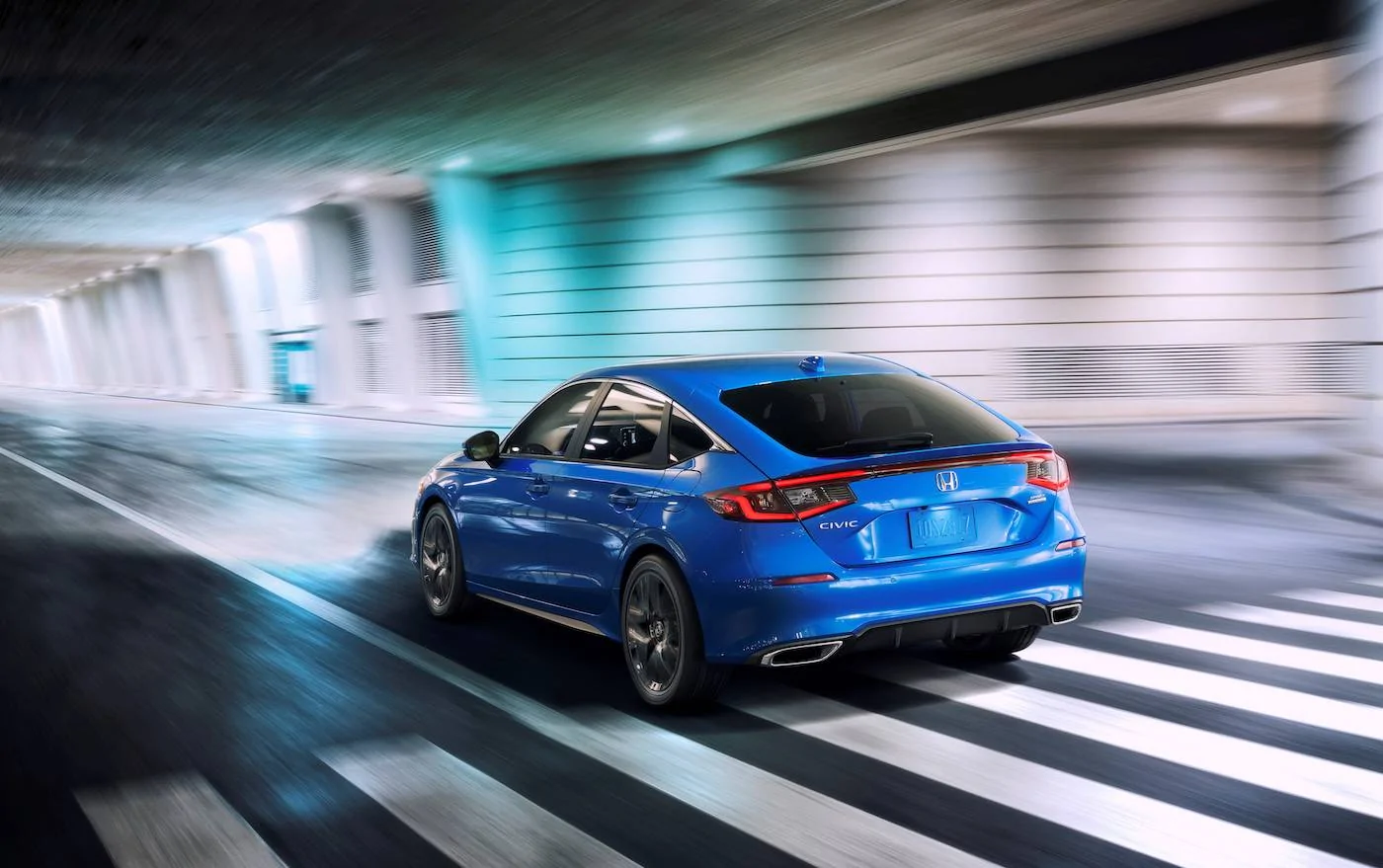 11th Gen Honda Civic Official BOOST BLUE PEARL 2022+ 11th Gen Civic & Si Thread boost-blue-pearl-2022-civic-hatchback-1