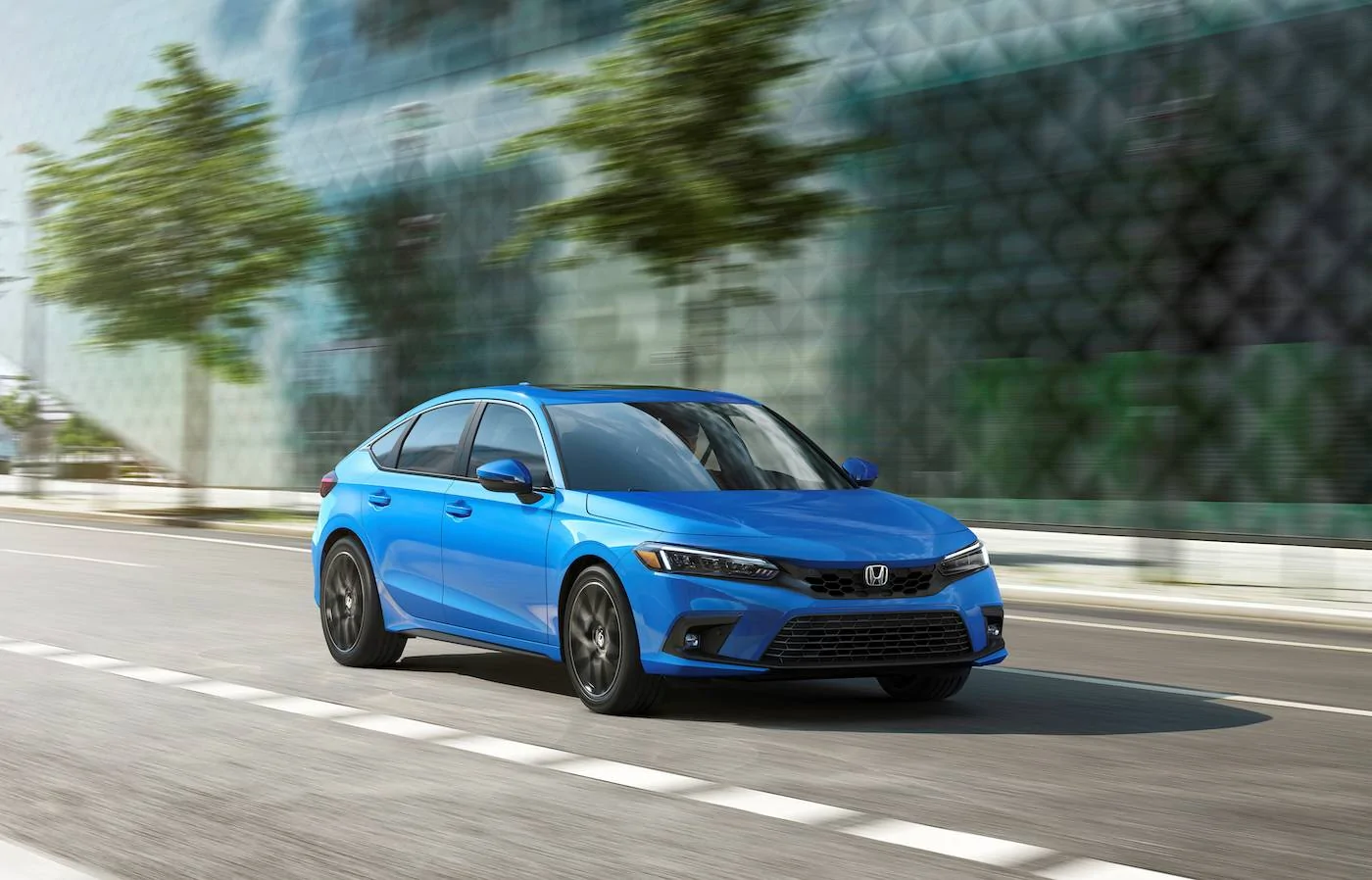 11th Gen Honda Civic Official BOOST BLUE PEARL 2022+ 11th Gen Civic & Si Thread boost-blue-pearl-2022-civic-hatchback-3