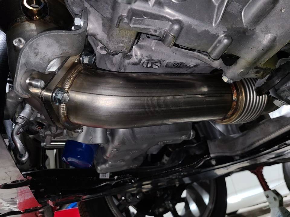 11th Gen Honda Civic PRL Motorsports 11th Gen Civic 1.5T Front Pipe Development 241389064_2767804886802398_5190109259818660169_n
