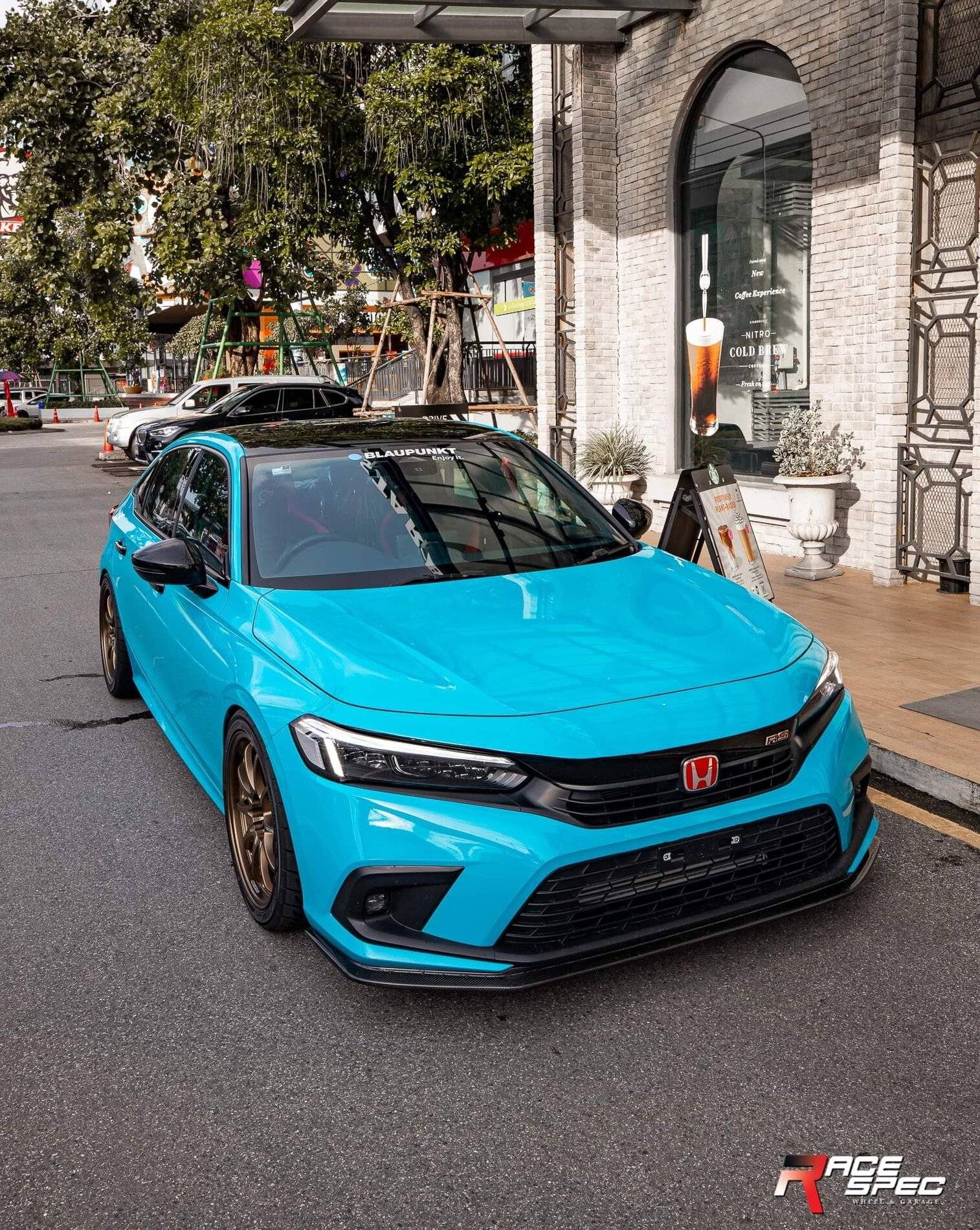 11th Gen Honda Civic 2022 Civic RS Sedan with wrap and front bumper nose black-out 242425567_1652401998282964_757683214807045931_n