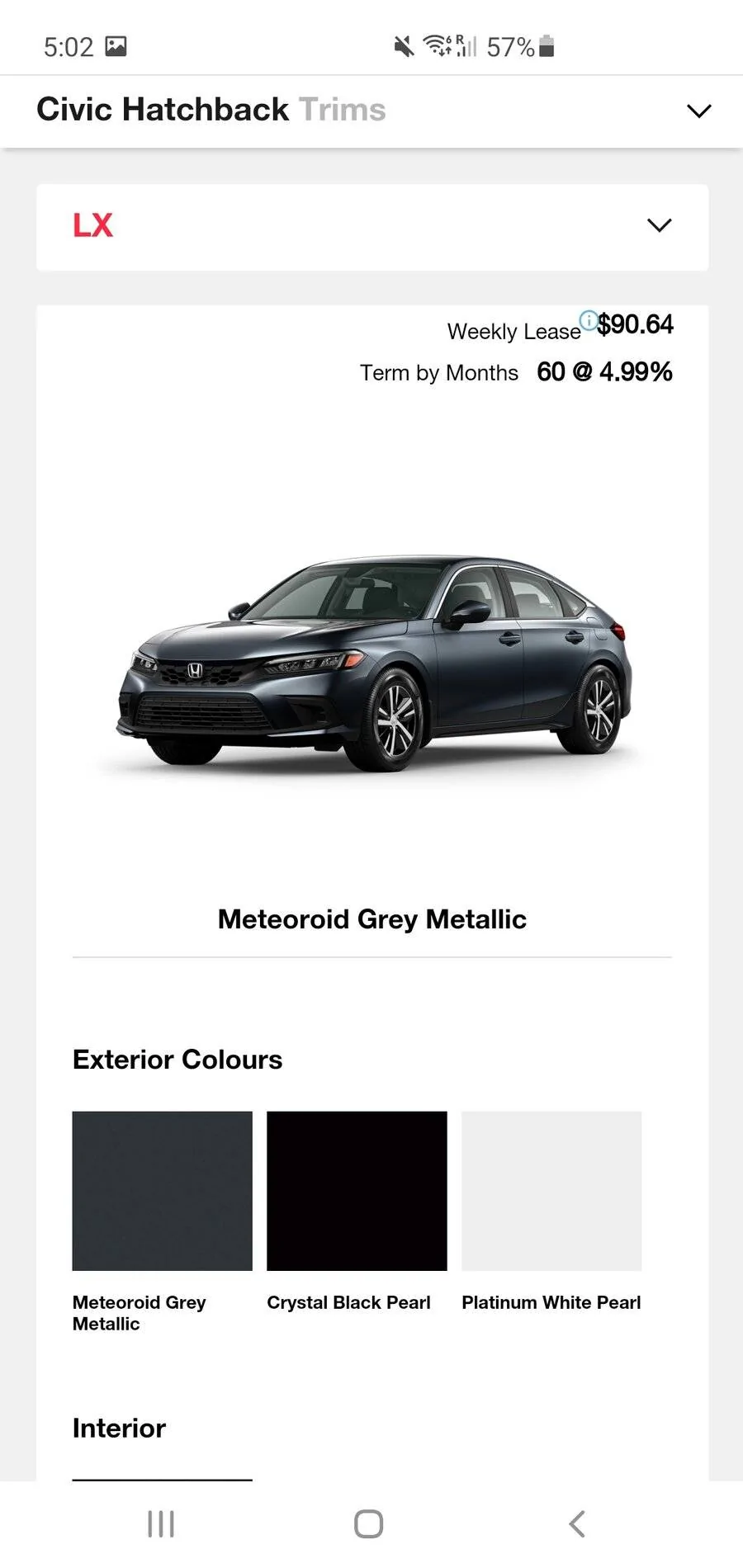 11th Gen Honda Civic 2022 Civic Hatchback now on Honda Canada website Screenshot_20211001-170248_Samsung Internet
