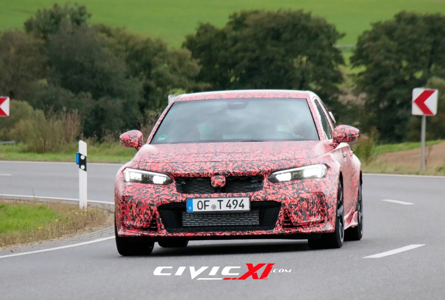 11th Gen Honda Civic 2022 Civic Type R spied testing near Nürburgring ahead of next week's track testing! 2022-civic-type-r-spied-near-nurburgring-1