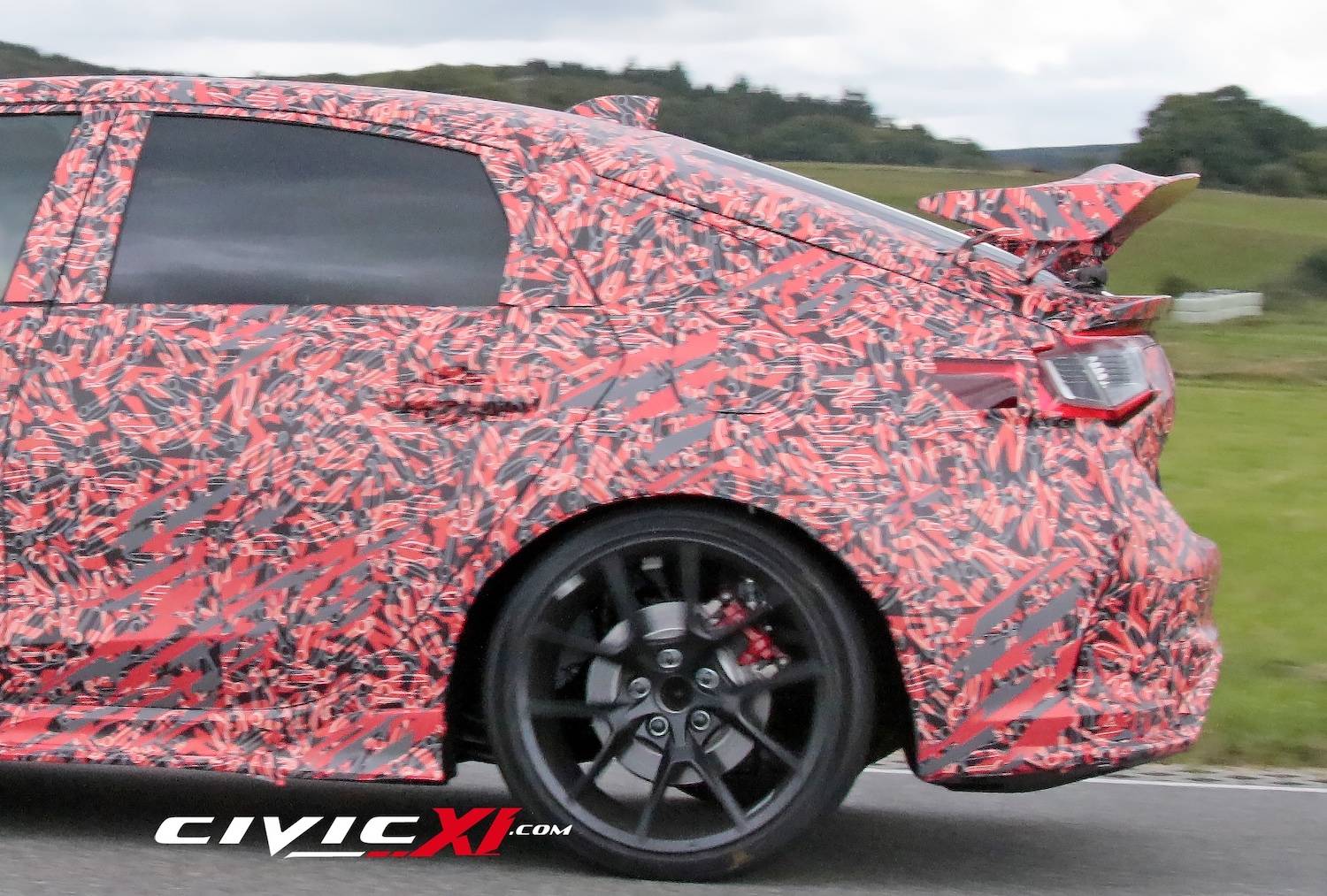 11th Gen Honda Civic 2022 Civic Type R spied testing near Nürburgring ahead of next week's track testing! 2022-civic-type-r-spied-near-nurburgring-8