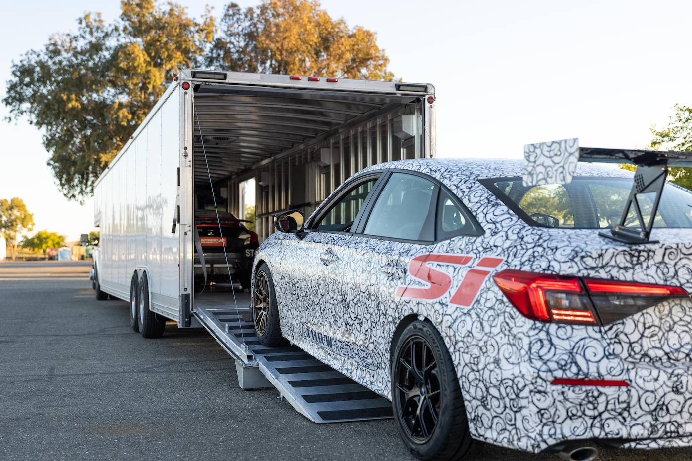 11th Gen Honda Civic Honda Teases 2022 Honda Civic Si Racing Model!! 03 2022 Honda Civic Si Race Car - Team Honda Research West