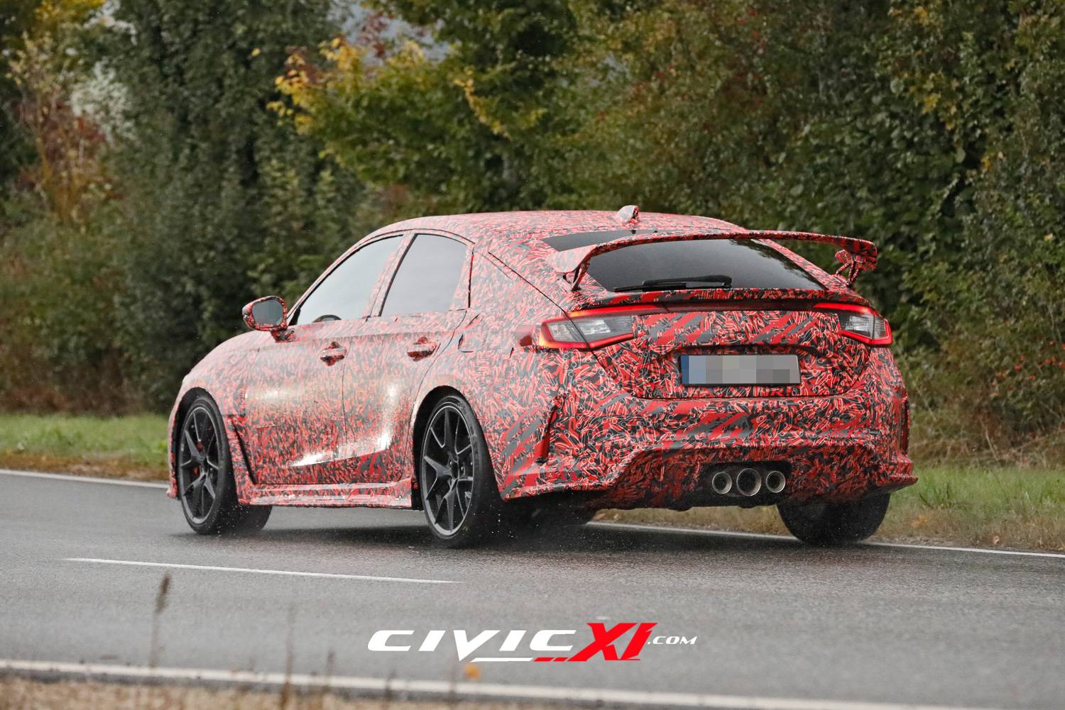 11th Gen Honda Civic ? 2022 Civic Type R Spied Inside & Out (First Interior Shots)! 265/30/19 tires revealed. 2022-civic-type-r-spied-interior-first-look-exterior-closeups-8