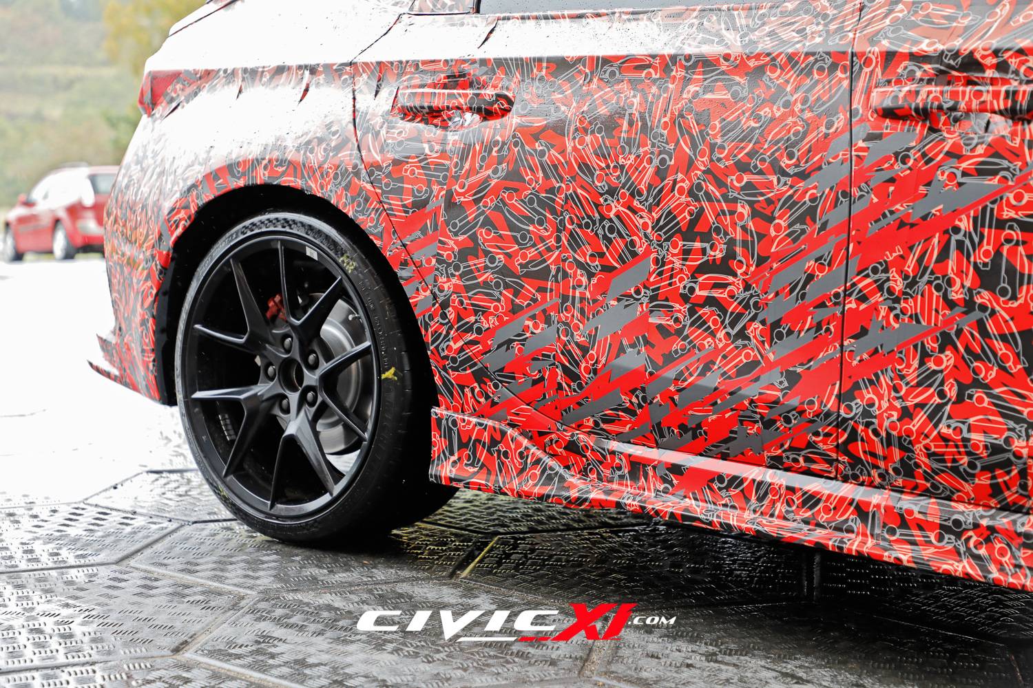 11th Gen Honda Civic ? 2022 Civic Type R Spied Inside & Out (First Interior Shots)! 265/30/19 tires revealed. 2022-civic-type-r-spied-interior-first-look-exterior-closeups-20