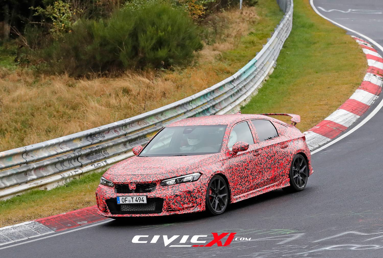 First Video of 2023 Civic Type R Track Testing at