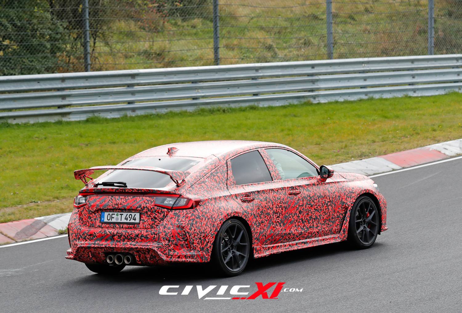 11th Gen Honda Civic ? First Video of 2023 Civic Type R Track Testing at Nurburgring! 2022-civic-type-r-nurburgring-track-testing-28