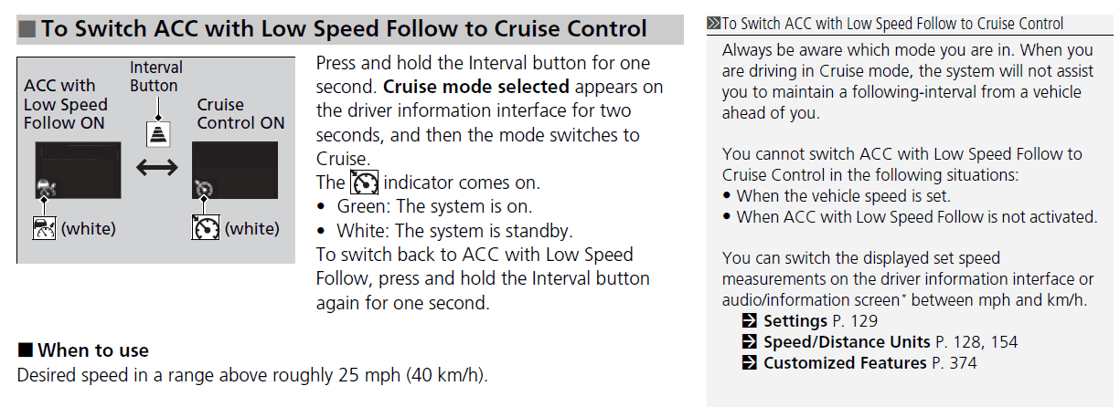 11th Gen Honda Civic Cruise Control Issues 1641443161580