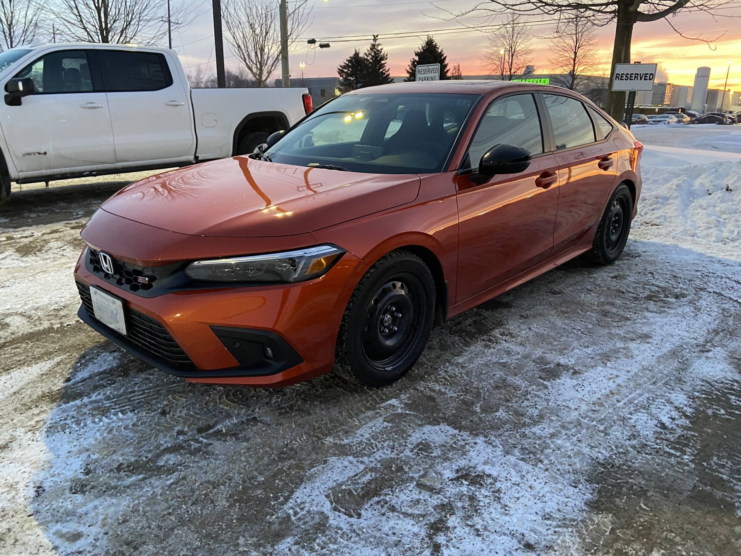 11th Gen Honda Civic Pickup Blaze Orange this Wednesday! IMG_0709