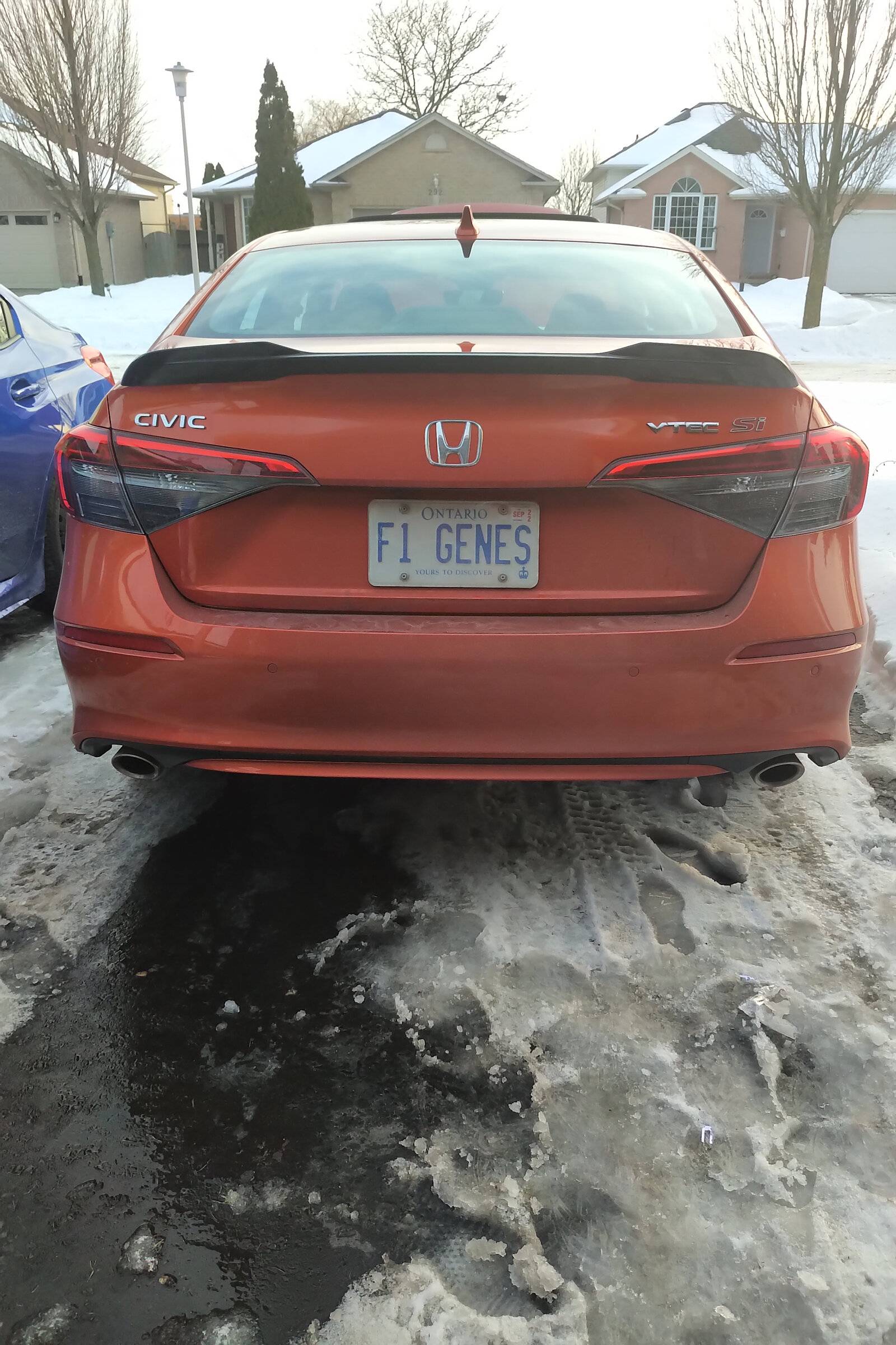 11th Gen Honda Civic Decals and Emblems on My 2022 Si vtec