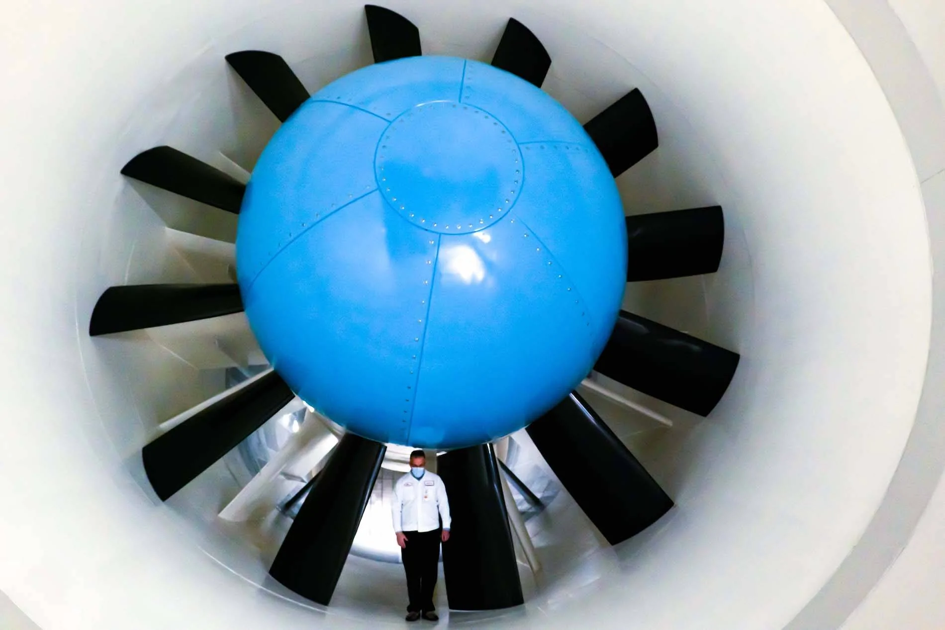 11th Gen Honda Civic Honda Opens New World-Class Wind Tunnel in Ohio HALO Wind Tunnel Main Fan with Associat