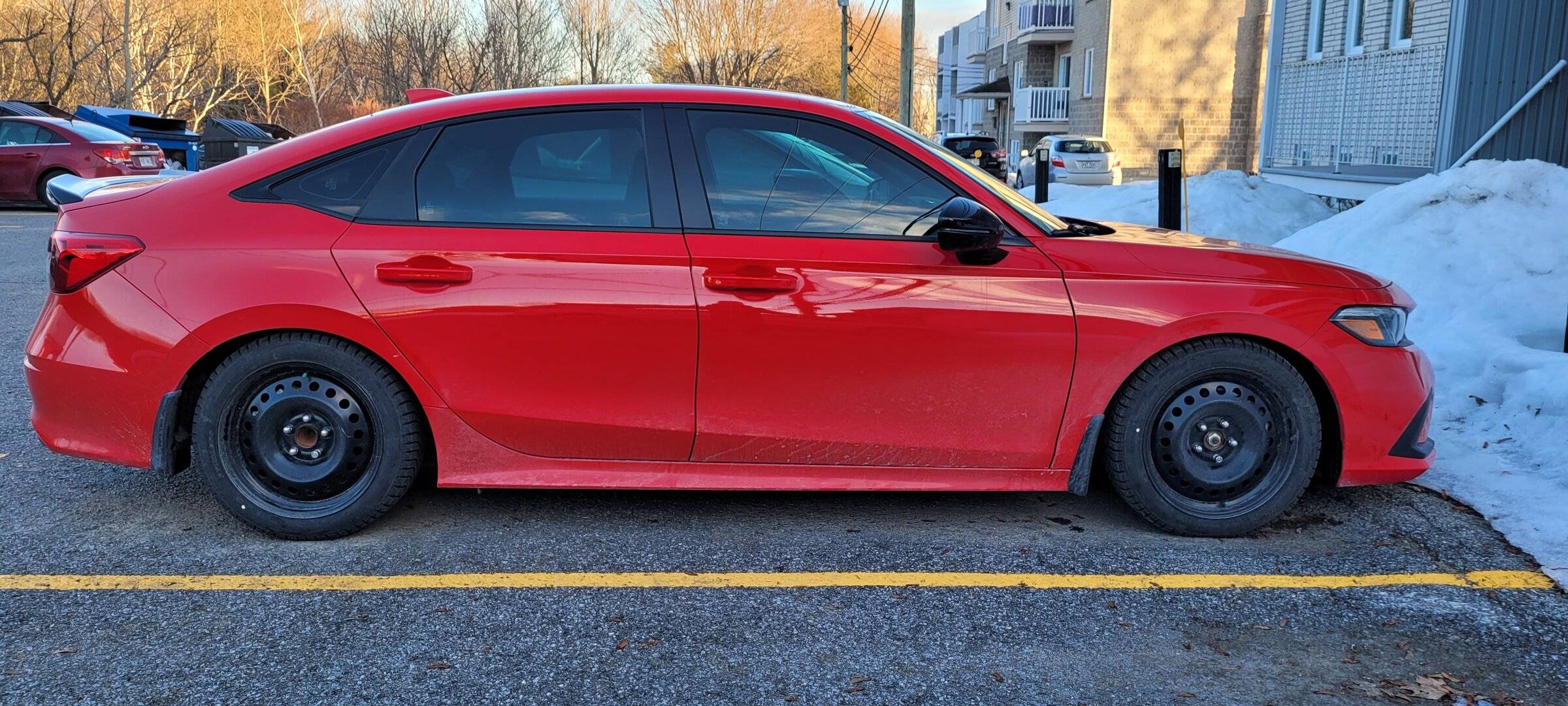 11th Gen Honda Civic 10th Gen Eibach Sportline Springs installed on 11th Gen Civic Sport si 2022 swift