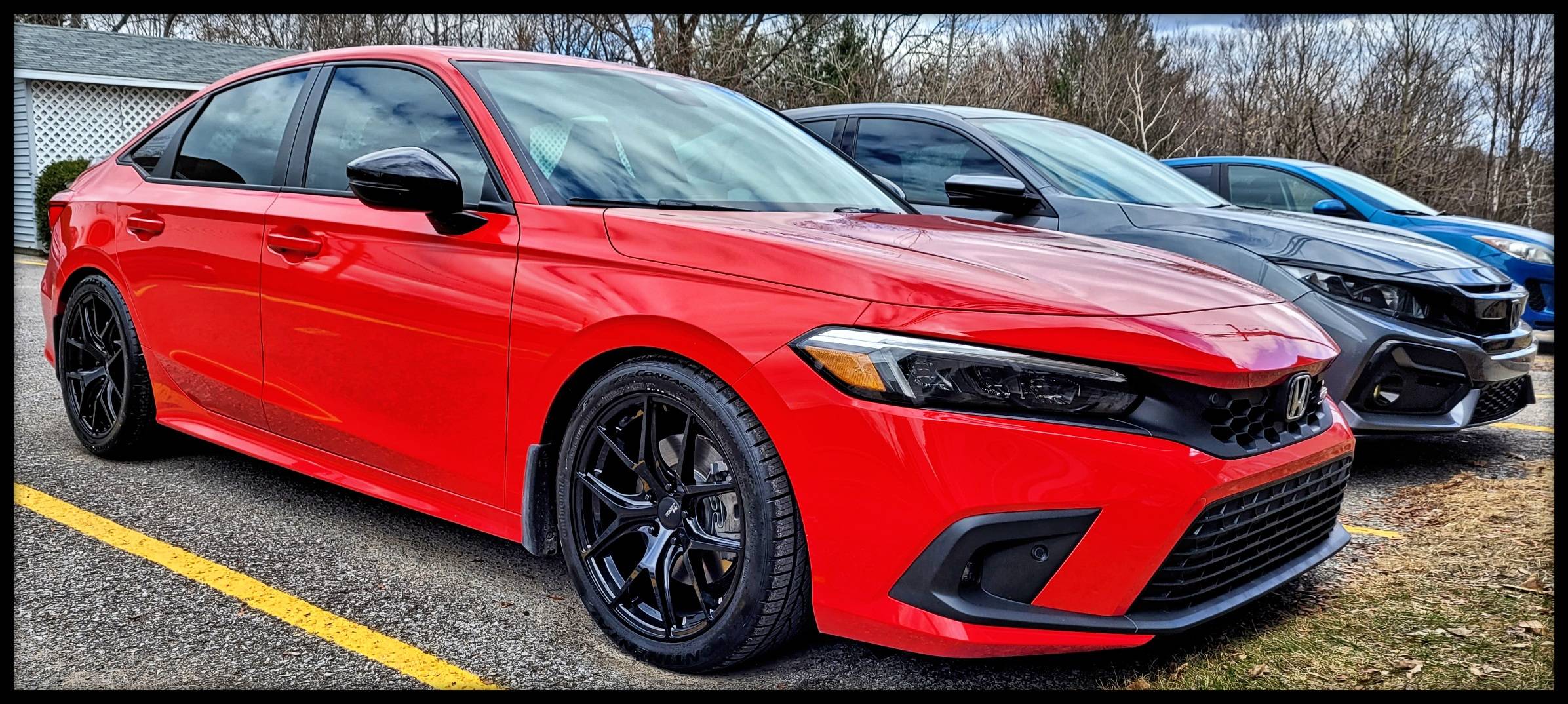 11th Gen Honda Civic 10th Gen Eibach Sportline Springs installed on 11th Gen Civic Sport 2022-04-16-15-26-06-662