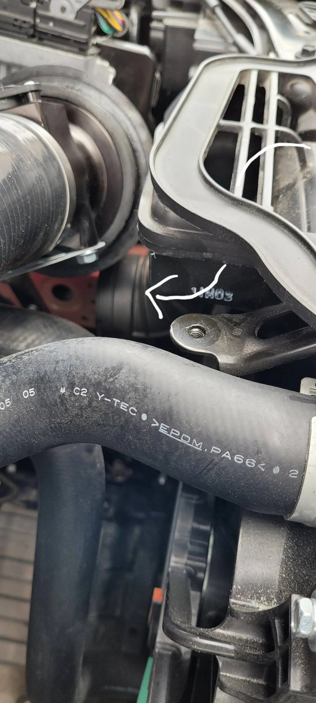 11th Gen Honda Civic Civic SI 2022 PRL SHORT RAM INSTALL 20220424_162927