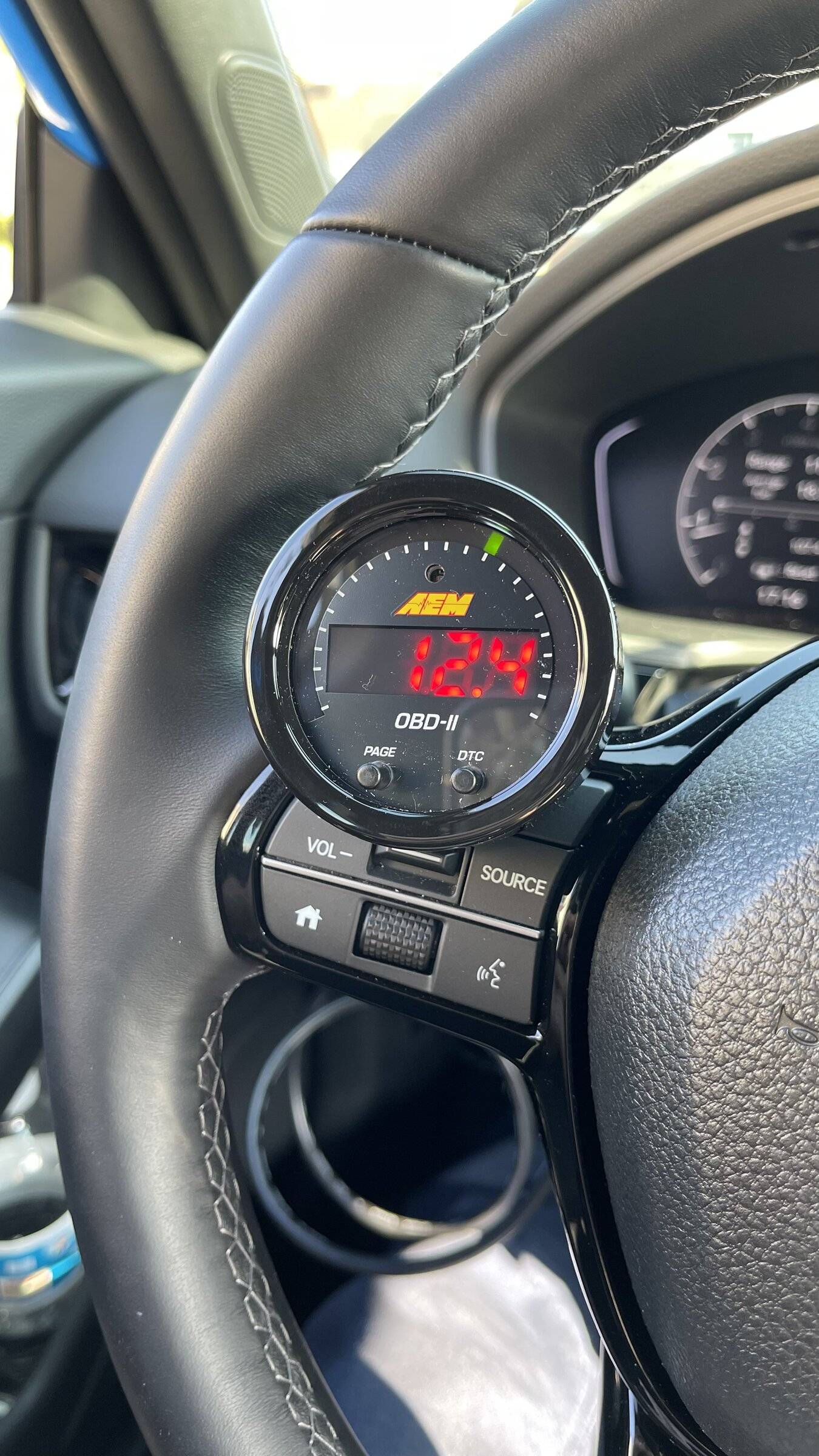 11th Gen Honda Civic AEM X-Series OBD2 52mm gauge review. FE687509-B6C3-4A77-8BF4-1693C8A53991