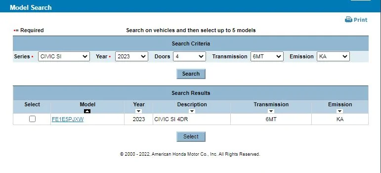 11th Gen Honda Civic "Looks" like 2023 Si "may not" be getting new colors, AND losing HPT's...!?!? Maybe dropping color upcharge??? 23si