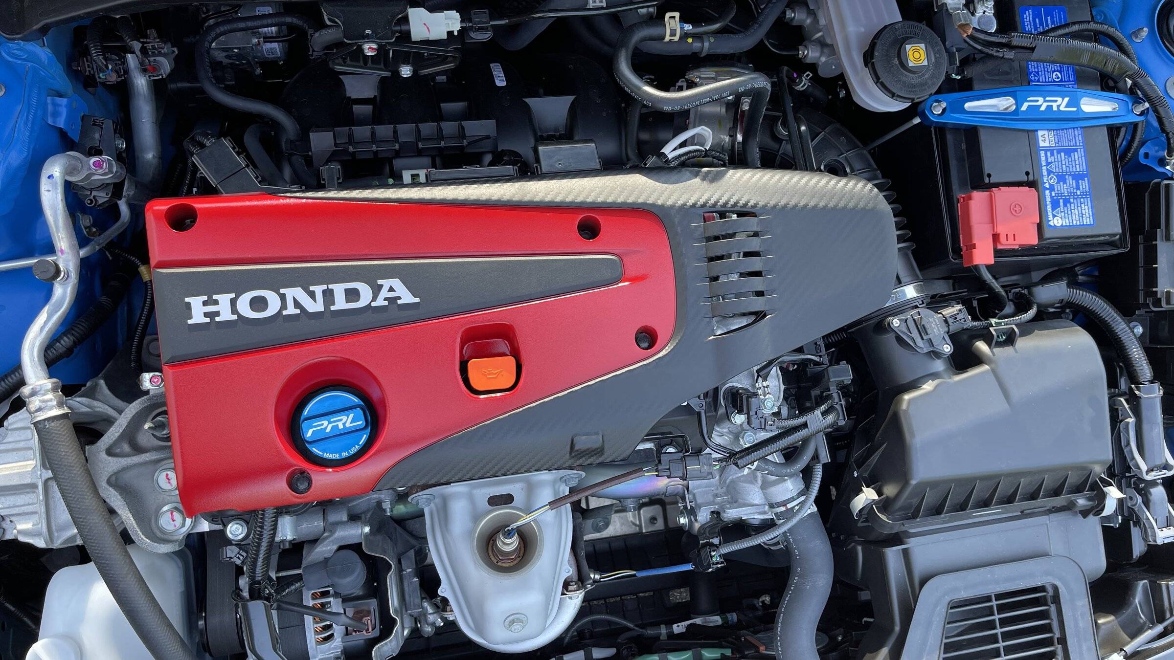 11th Gen Honda Civic It fits!! Painted Boost Blue CTR engine cover (NEW pics inside! 6/16) F89D7139-979B-43BA-A0BC-D107AC74338D